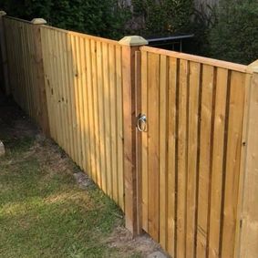 new fence and gate